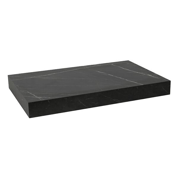 EGGER - Egger Naturel plan vasque 83,5x8x50 cm, noir effet marbre (DO8050PBC) - large
