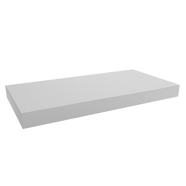 NATUREL - Naturel plan vasque 100x8x50 cm, blanc mat (DO10050BM) - large