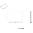 NATUREL - Naturel Plan Naturel Stilla 30x2,5x23 cm noir (STILLAF03006) - vignette