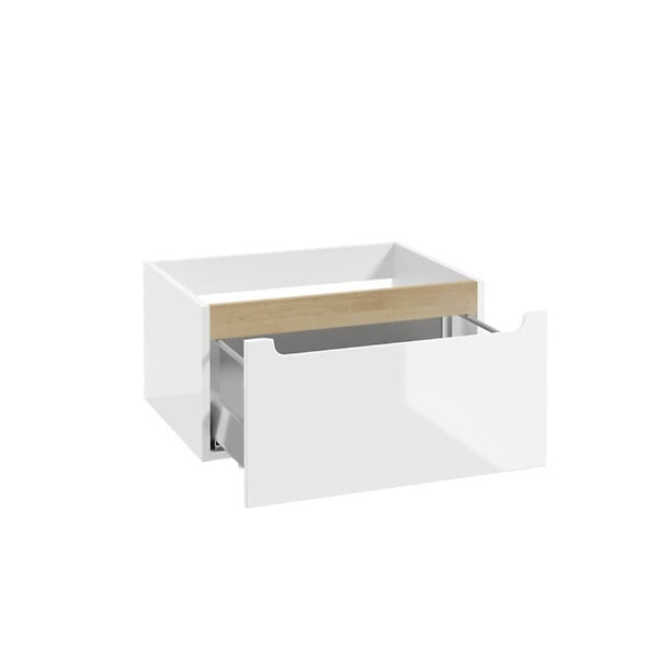 NATUREL - Naturel Meuble de salle de bain supplémentaire Naturel Stilla 60x30x45 cm blanc (STILLAB06003) - large