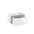 NATUREL - Naturel Meuble de salle de bain supplémentaire Naturel Stilla 60x30x45 cm blanc (STILLAB06003) - vignette