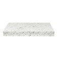 EGGER - Egger Naturel plan vasque 83,5x8x50 cm, blanc effet marbre (DO8050MCB) - vignette