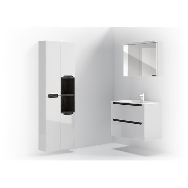 NATUREL - Naturel Meuble de salle de bain Naturel Stilla 30x60x22 cm blanc (STILLAA03002) - large