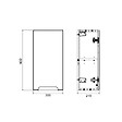NATUREL - Naturel Meuble de salle de bain Naturel Stilla 30x60x22 cm blanc (STILLAA03002) - vignette