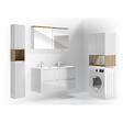 NATUREL - Naturel Meuble de salle de bain Naturel Stilla 30x60x22 cm blanc (STILLAA03002) - vignette