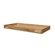 EGGER - Egger Set Naturel plan vasque 80x8x50 cm + 2 fixations porte serviette 45 cm, brun clair (DO8050DH-FIX3) - vignette