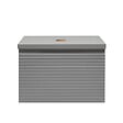 NATUREL - Naturel Meuble de salle de bain sous lavabo Naturel Savona 78x43x44,8 cm gris mat (SAVONA80GMD) - vignette
