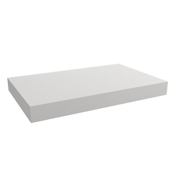 NATUREL - Naturel plan vasque 80x8x50 cm, blanc brillant (DO8050B) - large