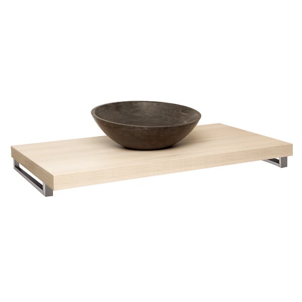 NATUREL - Naturel Plaque sous lavabo Naturel Dolce 90x50 cm acacia DO9050AK - large