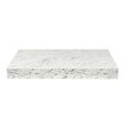 EGGER - Egger Naturel plan vasque 123,5x8x50 cm, blanc effet marbre (DO12050MCB) - vignette