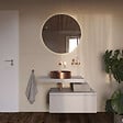 NATUREL - Naturel plan vasque 80x8x50 cm, blanc mat (DO8050BM) - vignette