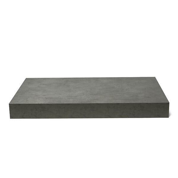 EGGER - Egger Naturel plan vasque 123,5x8x50 cm, gris foncé mat effet beton (DO12050BCS) - large