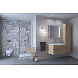 NATUREL - Naturel Verona Meuble bois clair avec deux tiroirs 85x52x50cm (VERONA86SDBU) - vignette