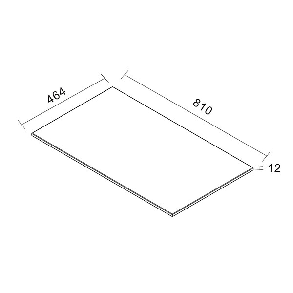 CERAMIA - Ceramia Set 80 cm : plan vasque blanc mat + meuble assemblé certifié FSC, gris perle (CERAMIA-4LG80-S) - large