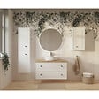 NATUREL - Naturel Meuble de salle de bain sous lavabo Naturel Forli 100x45x46 cm blanc (FORLI100BID) - vignette