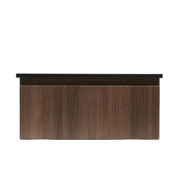 SWISS AQUA TECHNOLOGIES - Swiss Aqua Technologies Meuble de salle de bain avec comptoir en granit SAT Evolution 78x30x44,8 cm noyer mat (SATEVO80NAZ) - large