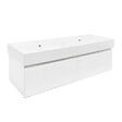 SWISS AQUA TECHNOLOGIES - Swiss Aqua Technologies Meuble de salle de bain avec lavabo SAT Evolution 118x30x44,8 cm blanc mat (SATEVO120WMU2) - vignette