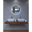 NATUREL - Ensemble de salle de bain SAT avec plaque sous lavabo Dolce 120x8x50 cm chêne charleston KSETDO19 - vignette