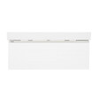 NATUREL - Naturel Meuble et lavabo salle de bain strié Naturel Savona 118x43x44,8 cm blanc brillant (SAVONA120BIU2) - vignette