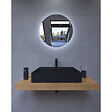 NATUREL - Naturel Ensemble de salle de bain SAT avec plaque sous lavabo Dolce 100x8x50 cm chêne halifax KSETDO15 - vignette