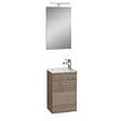 VITRA - Mia ensemble meuble 39x61x28 cm avec miroir, lavabo et éclairage LED, Cordoba (MIASET40C) - vignette