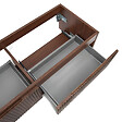 SWISS AQUA TECHNOLOGIES - Swiss Aqua Technologies Meuble de salle de bain avec lavabo SAT Evolution 118x30x44,8 cm noyer mat (SATEVO120NAU2) - vignette