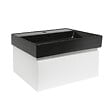 SWISS AQUA TECHNOLOGIES - Swiss Aqua Technologies Meuble de salle de bain avec lavabo SAT Evolution 78x30x44,8 cm blanc mat (SATEVO80WMU2B) - vignette