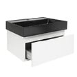 SWISS AQUA TECHNOLOGIES - Swiss Aqua Technologies Meuble de salle de bain avec lavabo SAT Evolution 78x30x44,8 cm blanc mat (SATEVO80WMU2B) - vignette