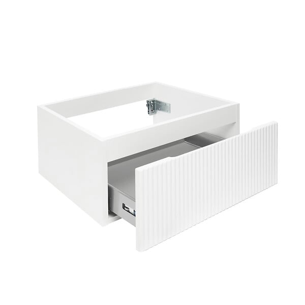SWISS AQUA TECHNOLOGIES - Swiss Aqua Technologies Meuble de salle de bain avec lavabo SAT Evolution 78x30x44,8 cm blanc mat (SATEVO80WMU2B) - large