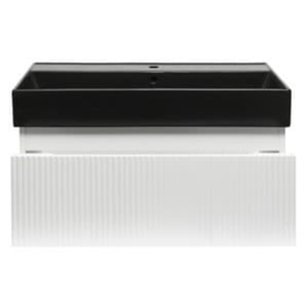 SWISS AQUA TECHNOLOGIES - Swiss Aqua Technologies Meuble de salle de bain avec lavabo SAT Evolution 98x30x44,8 cm blanc mat (SATEVO100WMU2B) - large