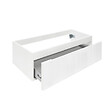 SWISS AQUA TECHNOLOGIES - Swiss Aqua Technologies Meuble de salle de bain avec lavabo SAT Evolution 98x30x44,8 cm blanc mat (SATEVO100WMU2B) - vignette