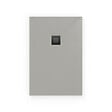 SWISS AQUA TECHNOLOGIES - Swiss Aqua Technologies Alek Receveur de douche rectangulaire 120x90cm avec siphon, en marbre coulé, Gris (SATALEK12090S) - vignette