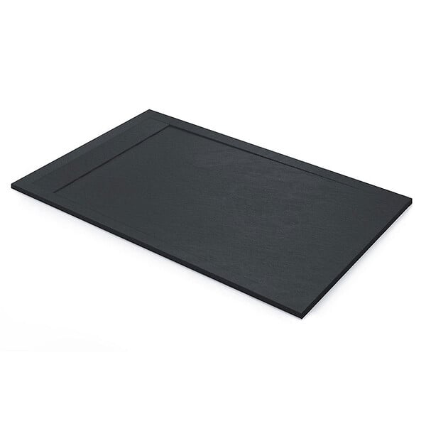SWISS AQUA TECHNOLOGIES - Swiss Aqua Technologies Fusion Receveur de douche 120x80cm en marbre coulé, Noir (SATFUP12080G) - large