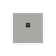 SWISS AQUA TECHNOLOGIES - Swiss Aqua Technologies Alek Receveur de douche carré 90x90cm avec siphon, en marbre coulé, Gris (SATALEK90QS) - vignette