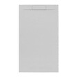 SWISS AQUA TECHNOLOGIES - Swiss Aqua Technologies Fusion Receveur de douche 120x80cm en marbre coulé, Gris perle (SATFU12080GRP) - vignette