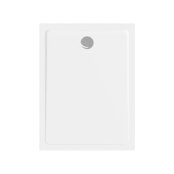 SWISS AQUA TECHNOLOGIES - Swiss Aqua Technologies Project by Siko Receveur de douche rectangulaire 140x80 cm marbre coulé, blanc (SATSVPRO14080) - large