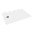 SWISS AQUA TECHNOLOGIES - Swiss Aqua Technologies Project by Siko Receveur de douche rectangulaire 140x80 cm marbre coulé, blanc (SATSVPRO14080) - vignette