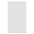 SWISS AQUA TECHNOLOGIES - Swiss Aqua Technologies Fusion Receveur de douche 140x80cm en marbre coulé, Blanc (SATFU14080BL) - vignette
