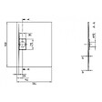 VILLEROY & BOCH - Receveur Architectura Metalrim, 700 x 900 x 15 mm, blanc - vignette