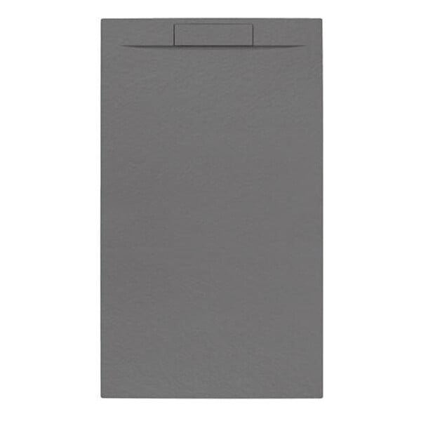 SWISS AQUA TECHNOLOGIES - Swiss Aqua Technologies Fusion Receveur de douche 140x80cm en marbre coulé, Gris perle (SATFU14080GRP) - large