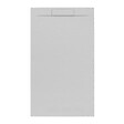 SWISS AQUA TECHNOLOGIES - Swiss Aqua Technologies Fusion Receveur de douche 120x80cm en marbre coulé, Gris perle (SATFU12080GRP) - vignette