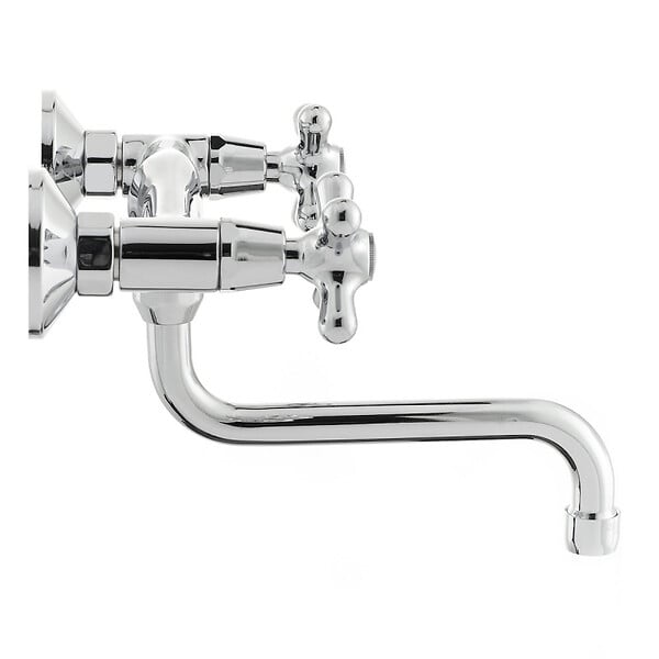 PAFFONI - Paffoni Ricordi Mélangeur de lavabo mural avec bec pivotant, Chrome (IR161) - large