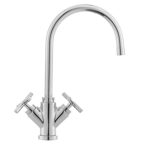 PAFFONI - Paffoni Quattro Mélangeur de lavabo XL en col de cygne, Chrome (QTV077) - large