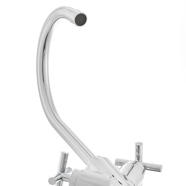 PAFFONI - Paffoni Quattro Mélangeur de lavabo XL en col de cygne, Chrome (QTV077) - large