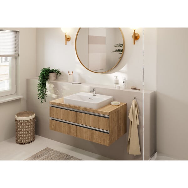 HANSGROHE - Vanne de lavabo Hansgrohe Vernis Blend sans sortie chrome (71583000) - large