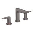 HANSGROHE - Hansgrohe Talis E Mélangeur de lavabo 3 trous 150, noir brossé, avec tirette et vidage (71733340) - vignette
