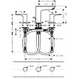 HANSGROHE - Hansgrohe Talis E Mélangeur de lavabo 3 trous 150, noir brossé, avec tirette et vidage (71733340) - vignette
