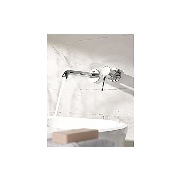 GROHE - Essence - Mitigeur monocommande 2 trous lavabo Taille L chrome (19967001-set) - large