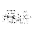 GROHE - Essence - Mitigeur monocommande 2 trous lavabo Taille L chrome (19967001-set) - vignette