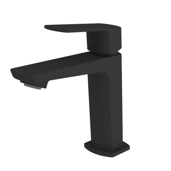 SWISS AQUA TECHNOLOGIES - Swiss Aqua Technologies Mitigeur lavabo Feel, sans tirette, noir mat, (SATBSFEEL271C) - large